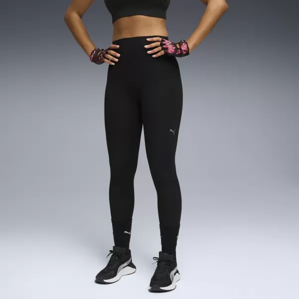  Dámske legíny PUMA W SHAPELUXE TIGHT 527463_01 PUMA ČIERNA 