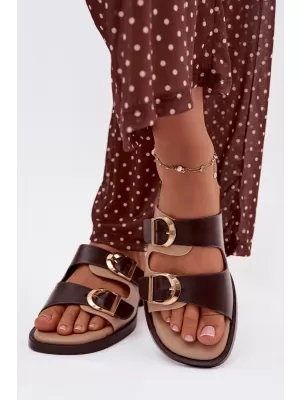 Dámske nazúvaky BOTO DANELLE 41337 COFFEE/BEIGE