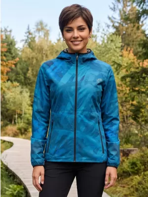 Dámska softshellová bunda premium ALTISPORT VOJ/ALW096JACK01 PETROLEJOVÁ