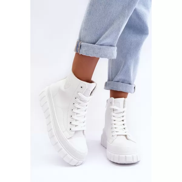  Dámske tenisky BIG STAR MM274624 WHITE Big Star Shoes 