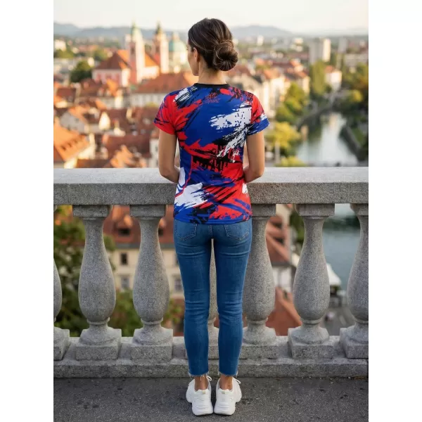  Dámske tričko premium ALTISPORT VOJ/ALW036SI/TR01 ŠMUHY 