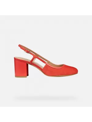 Dámske topánky GEOX VIRNILISA 65 G013228 ČERVENÁ