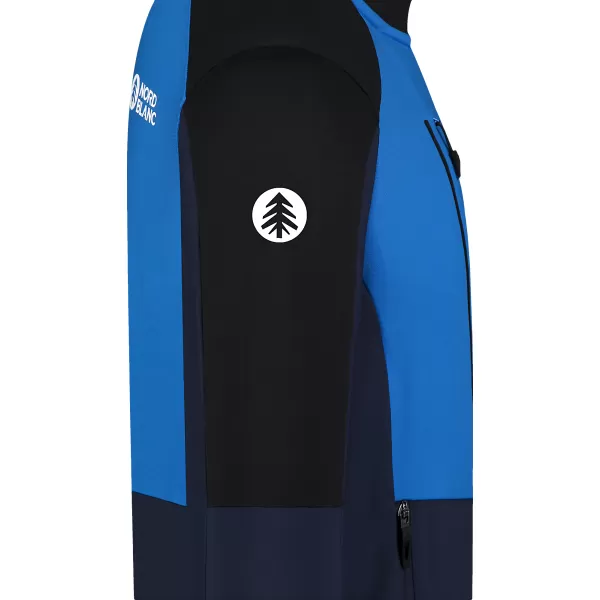  Pánska mikina powerfleece NORDBLANC GROAN NBWFM8282 MODRÁ 