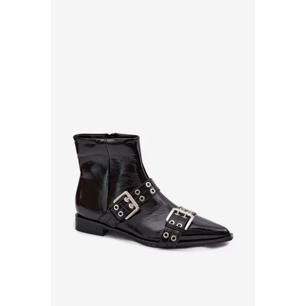  Dámske topánky na podpätku BOTO HAMIRA 42065 BLACK 