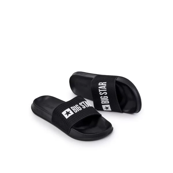  Pánske šľapky BIG STAR JJ174505 BLACK Big Star Shoes 