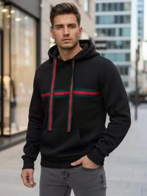 Pánska mikina DSTREET BX5939 ČIERNA