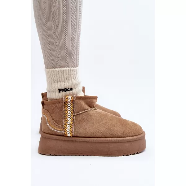  Dámske snehule BOTO UDRA 29607 KHAKI 
