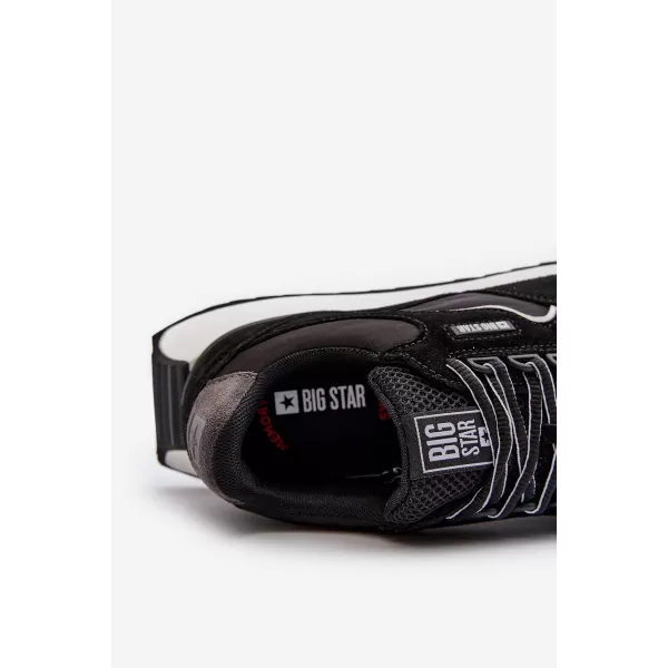  Pánske tenisky BIG STAR NN174321 BLACK Big Star Shoes 