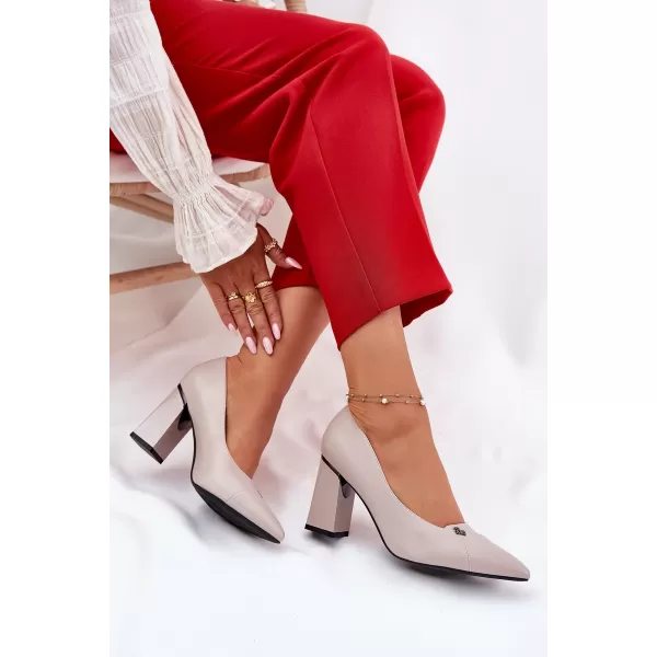  Dámske lodičky VINCEZA 62224 GREY 