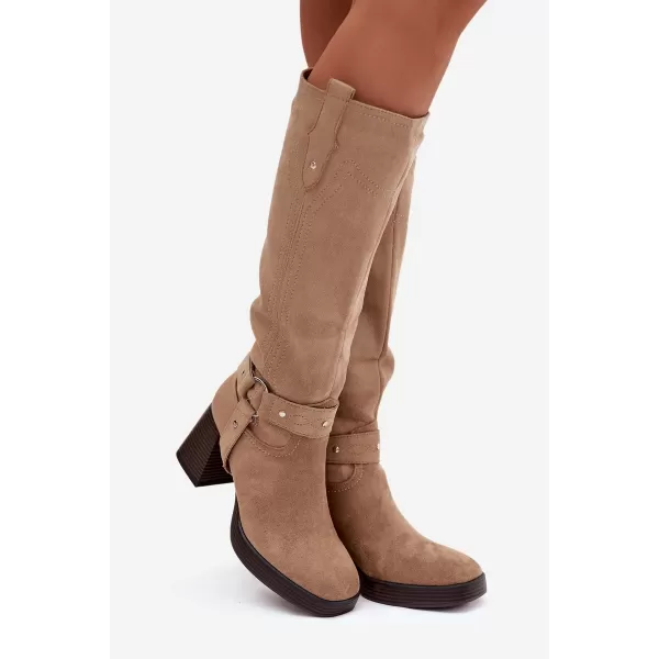  Dámske čižmy BOTO ALESSARA 40612 KHAKI 