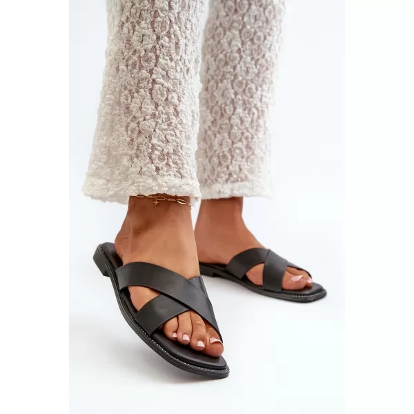  Dámske sandále S.BARSKI KV27-002 BLACK 