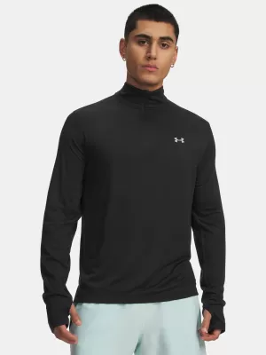 Pánske tričko UNDER ARMOUR VELOCITI 1/4 ZIP 6010887-001 ČIERNA