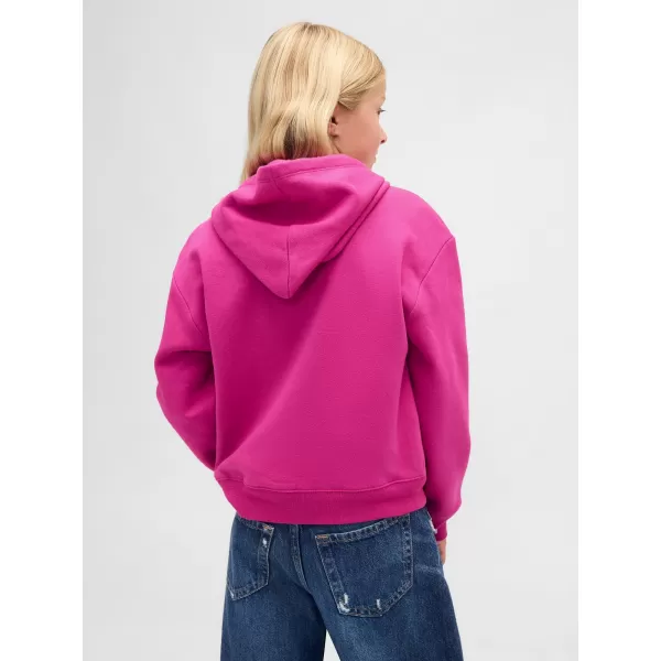  Detská mikina GAP LOGO HOODIE PULLOVER 843868-03 BRIGHT FUCHSIA 