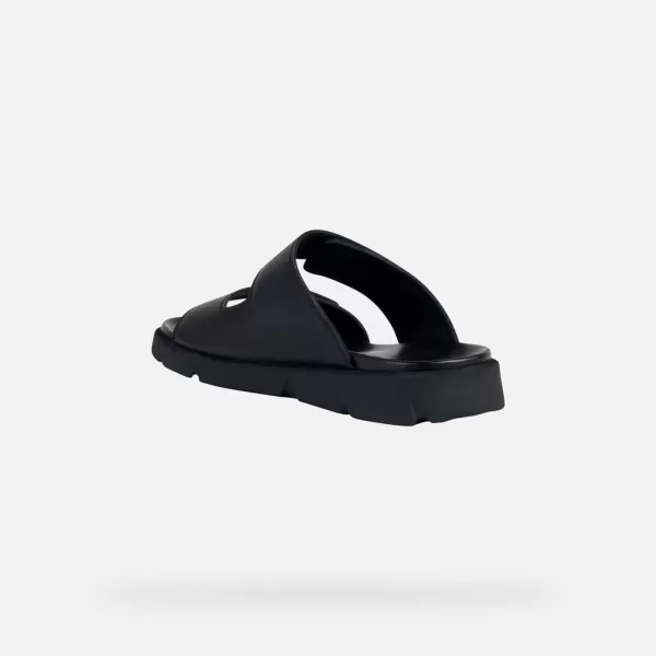  Pánske šľapky GEOX XAND 2S G002593 ČIERNA 