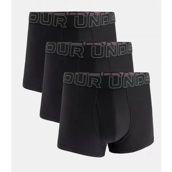  Pánske boxerky UNDER ARMOUR M UA PERF TECH 3IN (3KS) 1383882-001 ČIERNA 