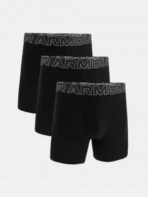 Pánske trenírky UNDER ARMOUR M PERF COTTON 6IN 1383889-001 ČIERNA