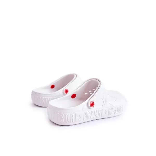  Pánske šľapky BIG STAR II175003 WHITE Big Star Shoes 