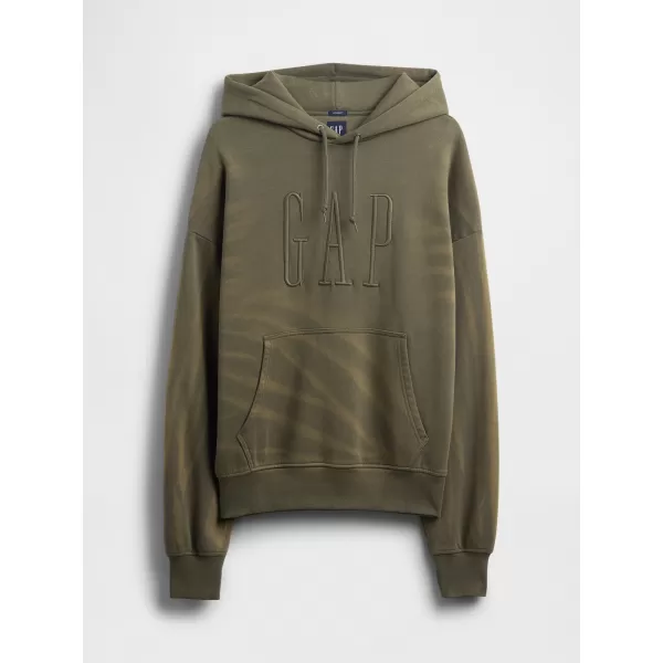  Pánska mikina GAP CORP LOGO HOODIE PULLOVER 851641-00 BLACK MOSS 
