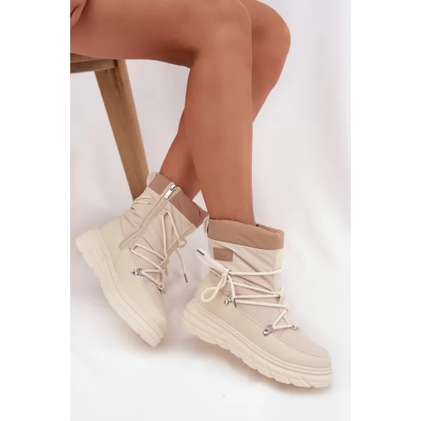  Dámske zimné topánky LEE COOPER LCJ-25-44-3931 BEIGE 