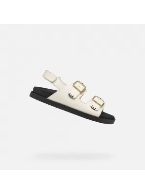 Dievčenské sandále GEOX SANDAL FOAMMENTERA J65P0A000BCC1058 SMOTANOVÁ