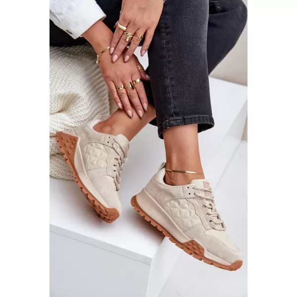  Dámske tenisky BIG STAR OO274A315 BEIGE Big Star Shoes 