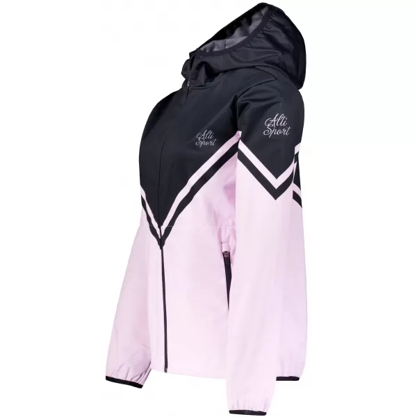  Dámska softshellová bunda premium ALTISPORT VOJ/ALW101JACK01 RUŽOVOČIERNA 