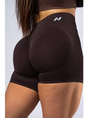 Push-up šortky s vysokým pásom POWER 893 DARK BROWN Nebbia