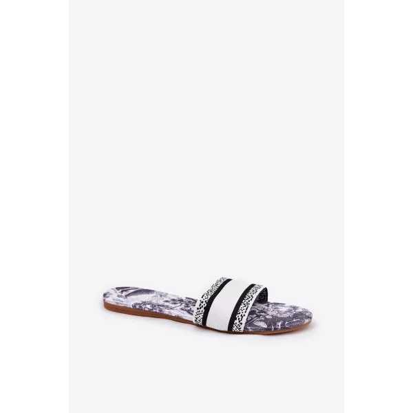  Dámske šľapky BOTO LEYSI 36382 WHITE 