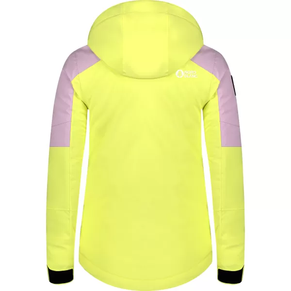  Dámska lyžiarska bunda NORDBLANC LILT NBWJL8302 JANTÁROVÁ 