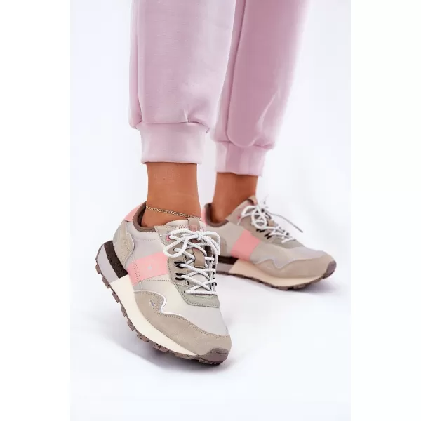  Dámske tenisky BIG STAR RR274243 PINK / GREY Big Star Shoes 