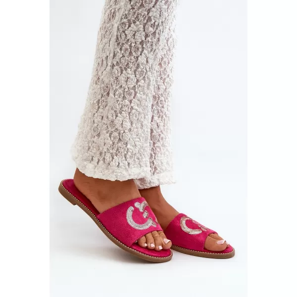  Dámske žabky S.BARSKI KV27-052 FUCHSIA 