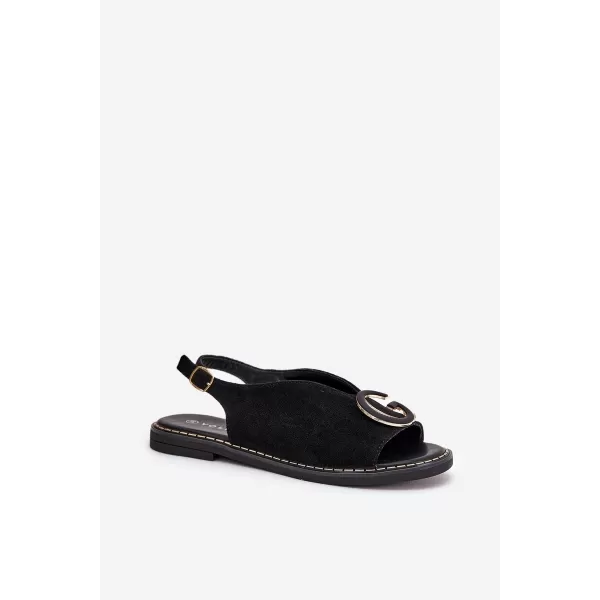  Dámske sandále BOTO KV27-053 35820 BLACK 
