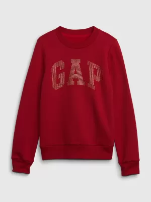 Detská mikina GAP SWEATSHIRT 831199-02 MODERN RED