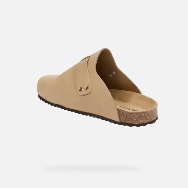  Dámske šľapky GEOX BRIONIA G013083 BÉŽOVÁ 