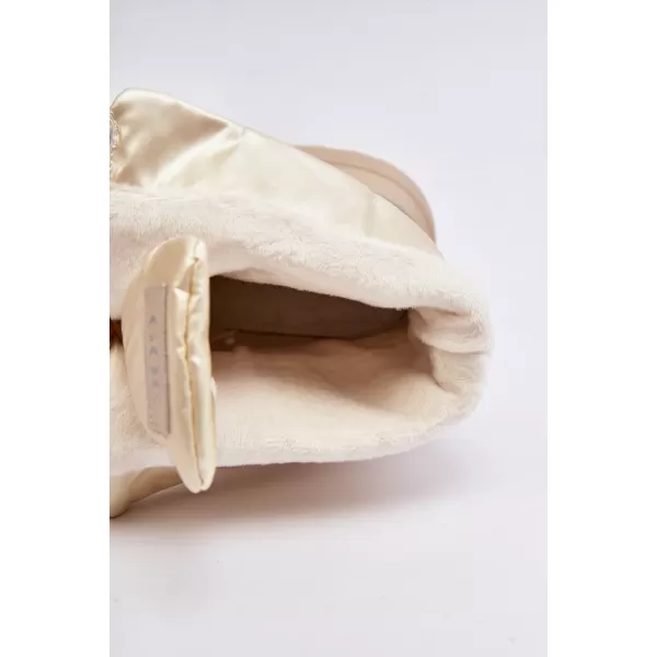  Dámske snehule GOE MM2N4079 BEIGE 