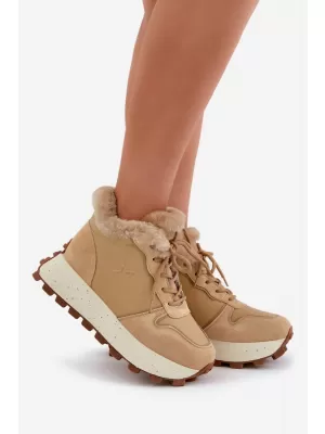 Dámske topánky BIG STAR OO274A330 BEIGE Big Star Shoes