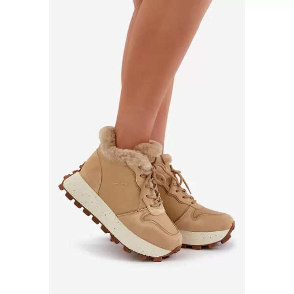  Dámske topánky BIG STAR OO274A330 BEIGE Big Star Shoes 