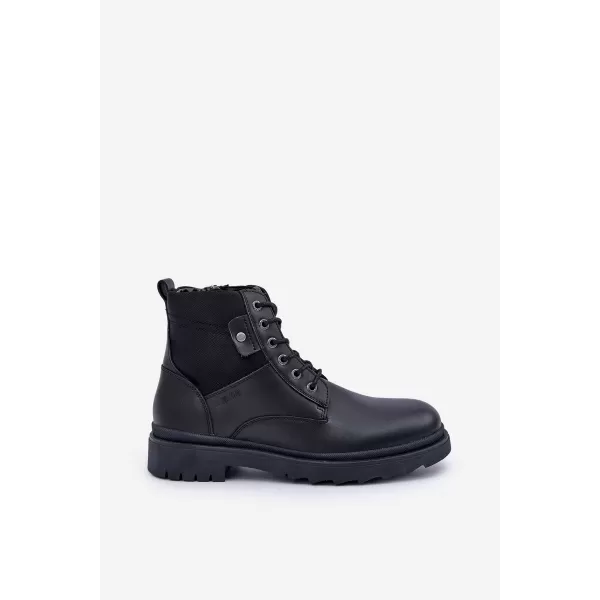  Pánske topánky BIG STAR OO174166 BLACK Big Star Shoes 