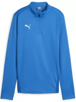 Dámske tričko PUMA TEAMGOAL TRAINING 1/4 ZIP WM 658631-02 E.BLU.LEMON/WHITE/TEAM ROYAL