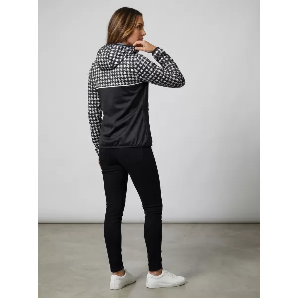  Dámska softshellová bunda premium ALTISPORT VOJ/ALW048JACK01 ČIERNOBIELA 