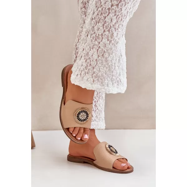  Dámske šľapky BOTO O 35304 BROWN 