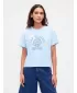 Dámske tričko GAP LOGO TEE 833101-00 LIGHT BLUE SHADOW