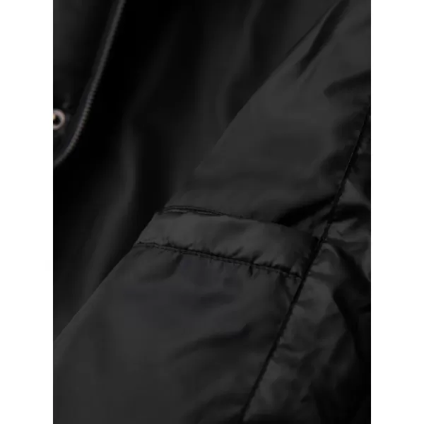 Pánska bunda OMBRE OM-JAHP-0237 ČIERNA 