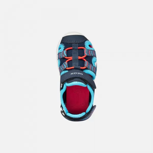  Chlapčenské sandále GEOX SANDAL MULTY B650FA0CE14CF44D MODRÁ 