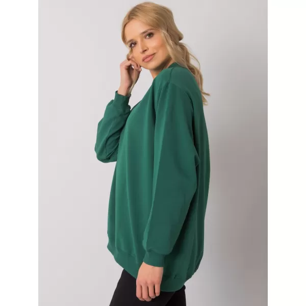  Dámska mikina BASIC FEEL GOOD RV-BL-5185.90P DARK GREEN 