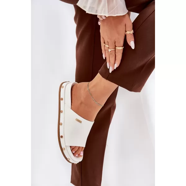  Dámske šľapky BIG STAR RR274216 WHITE Big Star Shoes 