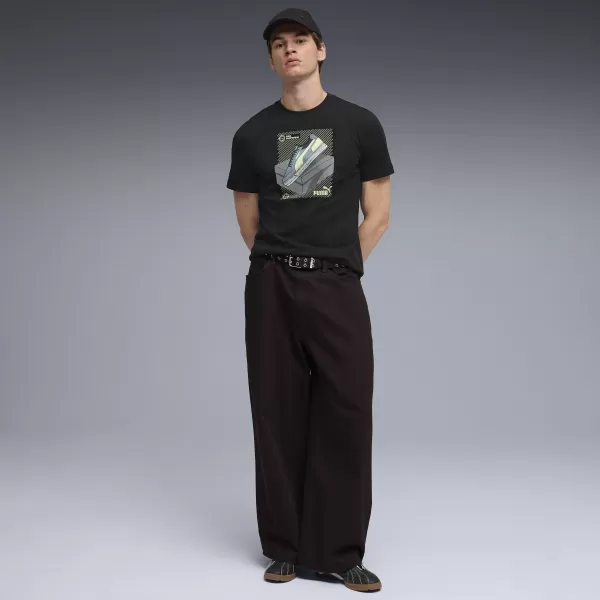  Pánske tričko PUMA GRAPHIC TEE 691777_01 PUMA BLACK 