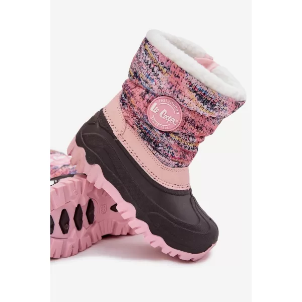  Detské zimné topánky LEE COOPER LCJ-25-10-3770 PINK 
