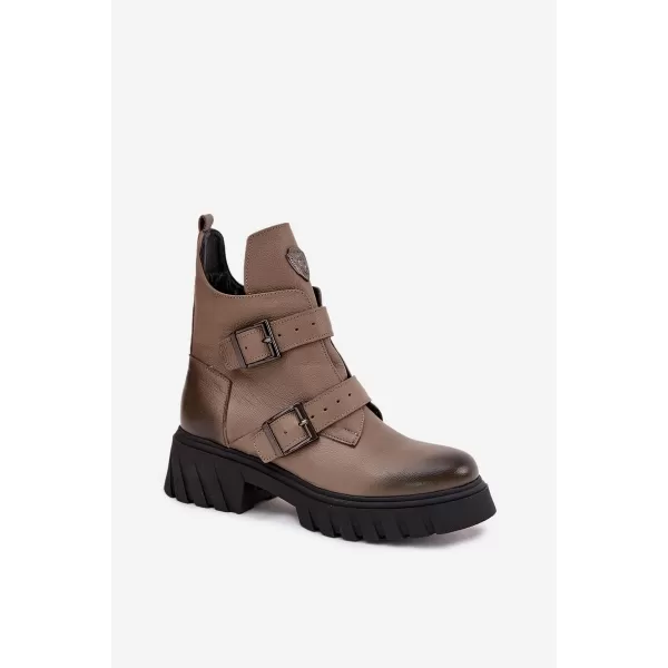  Dámske topánky ZAZOO 60482 BEIGE 