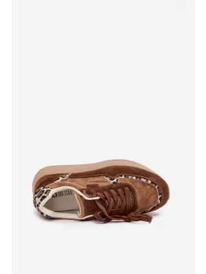 Dámske tenisky BIG STAR OO274A313 BROWN/BEIGE Big Star Shoes